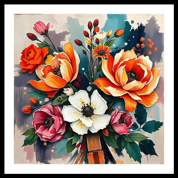 Botanical Harmony - Framed Print