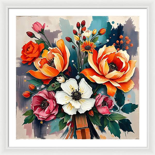 Botanical Harmony - Framed Print