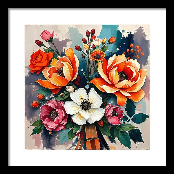 Botanical Harmony - Framed Print