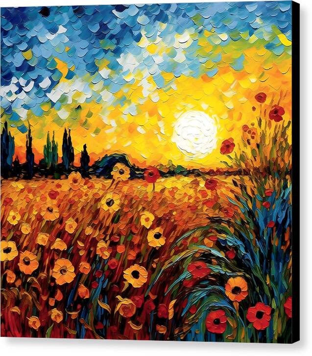 Brushstrokes of Sunshine - Canvas Print