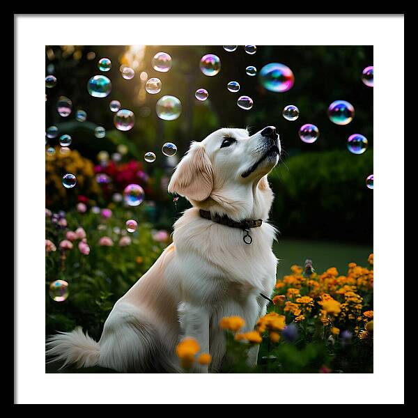 Bubbly Sunshine - Framed Print
