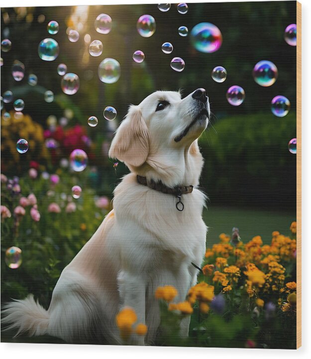 Bubbly Sunshine - Wood Print