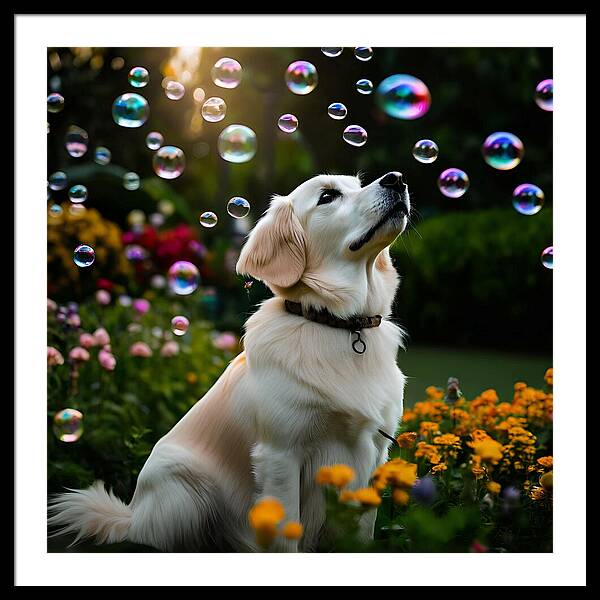 Bubbly Sunshine - Framed Print