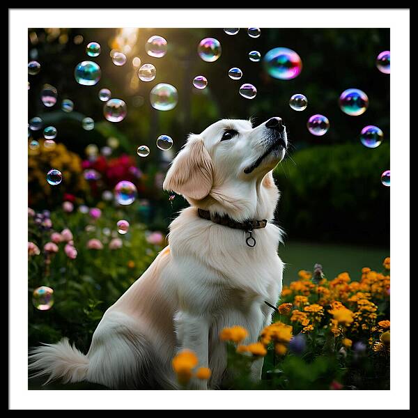 Bubbly Sunshine - Framed Print