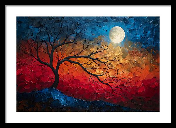 Burning Twilight - Framed Print