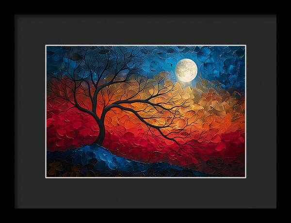 Burning Twilight - Framed Print
