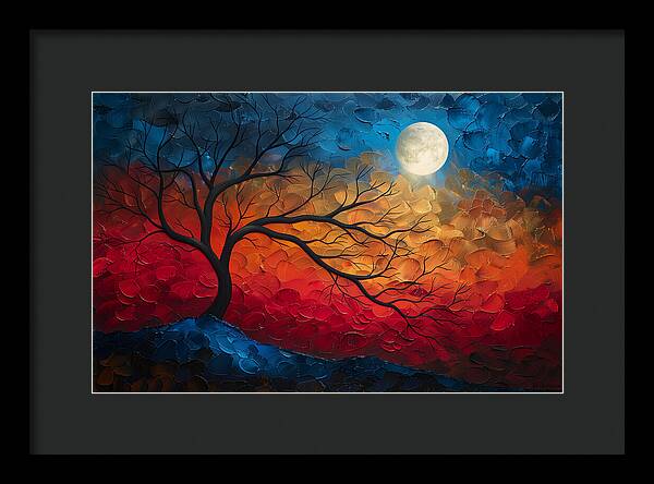 Burning Twilight - Framed Print