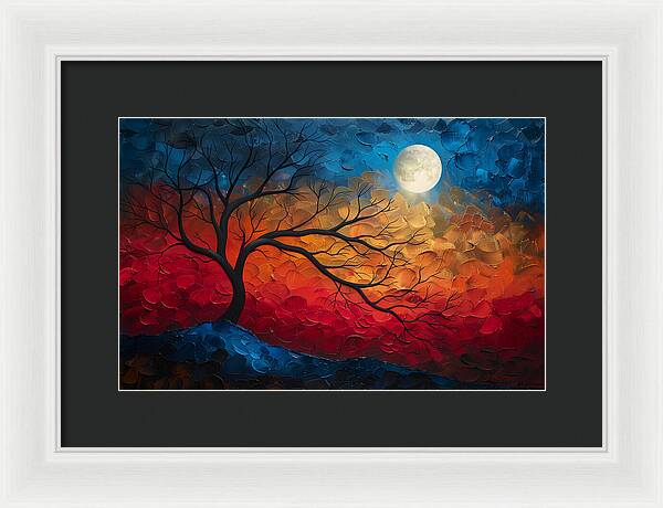 Burning Twilight - Framed Print