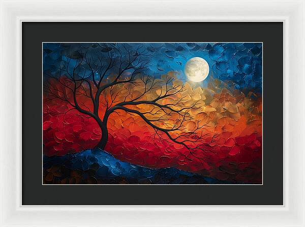 Burning Twilight - Framed Print