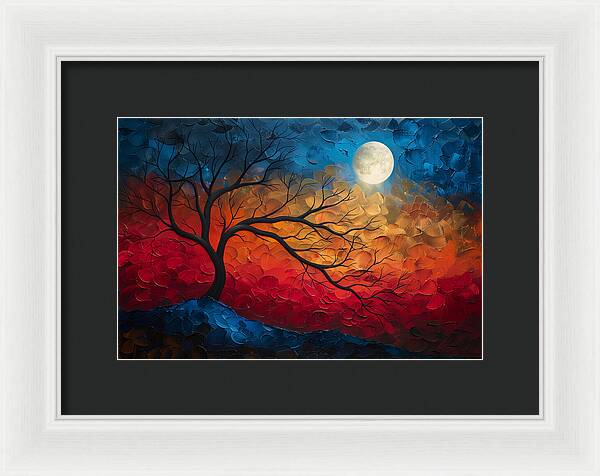 Burning Twilight - Framed Print