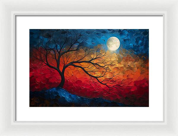 Burning Twilight - Framed Print