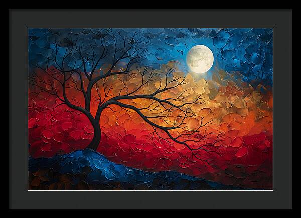 Burning Twilight - Framed Print