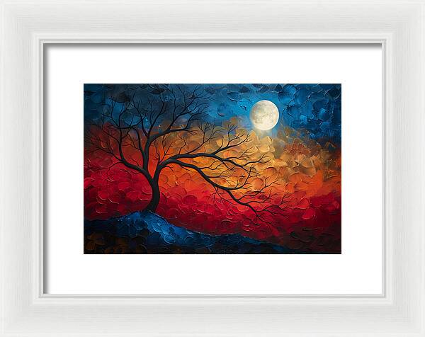 Burning Twilight - Framed Print