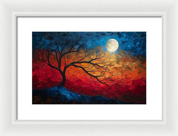Burning Twilight - Framed Print
