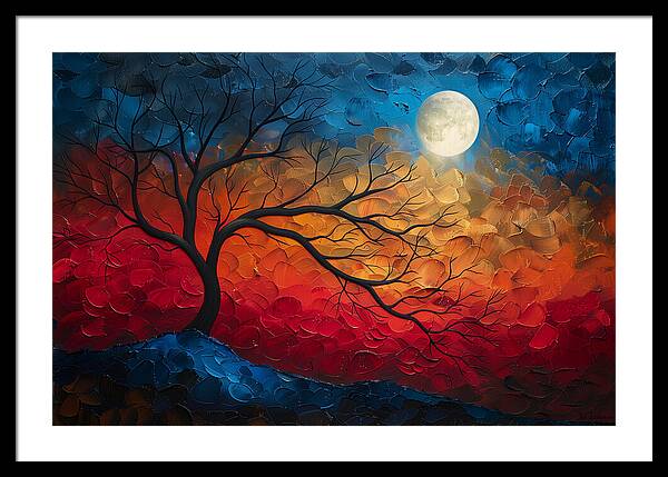 Burning Twilight - Framed Print