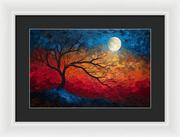 Burning Twilight - Framed Print