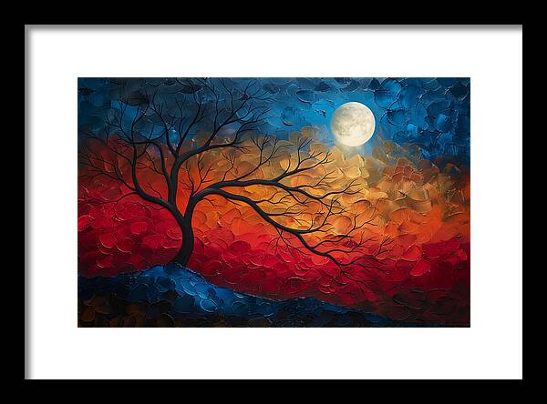 Burning Twilight - Framed Print
