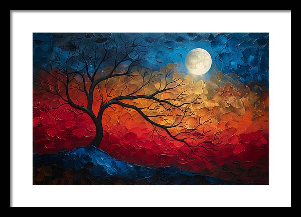 Burning Twilight - Framed Print