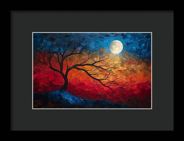 Burning Twilight - Framed Print