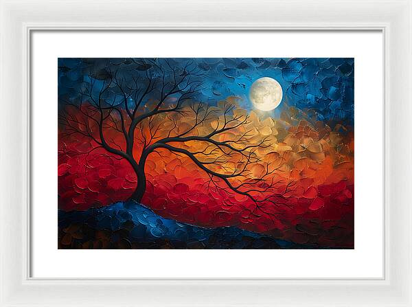 Burning Twilight - Framed Print