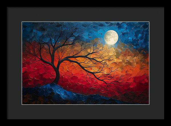 Burning Twilight - Framed Print