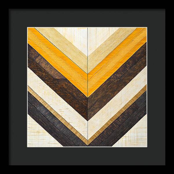 Burnished Angles - Framed Print