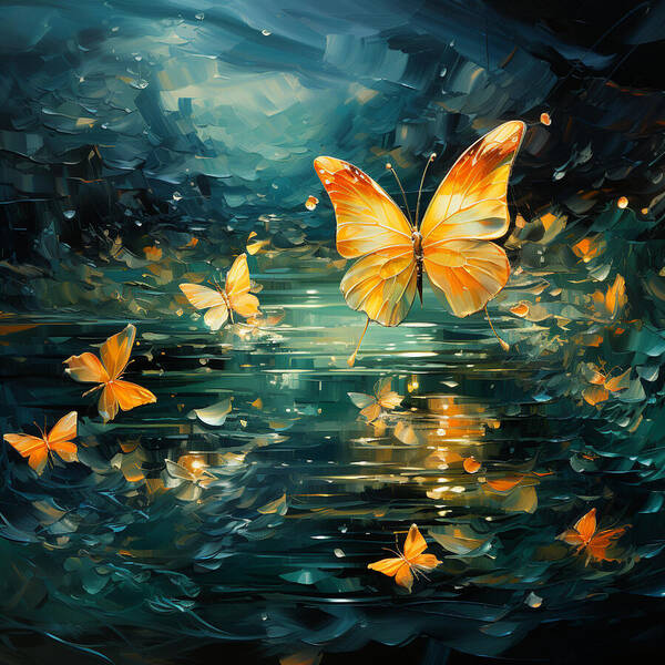 Butterfly Twilight - Art Print