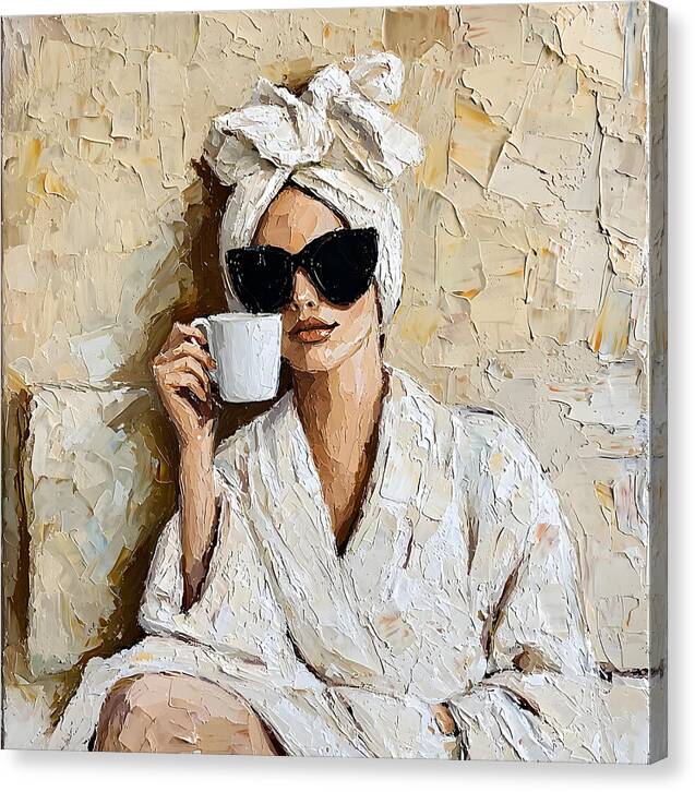 Caffeine Couture - Canvas Print