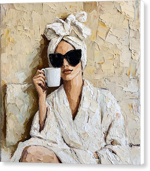 Caffeine Couture - Canvas Print