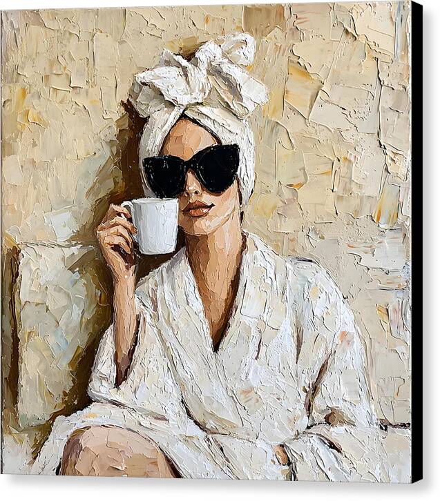 Caffeine Couture - Canvas Print