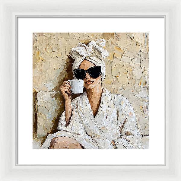 Caffeine Couture - Framed Print