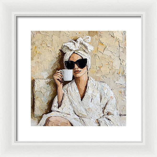 Caffeine Couture - Framed Print
