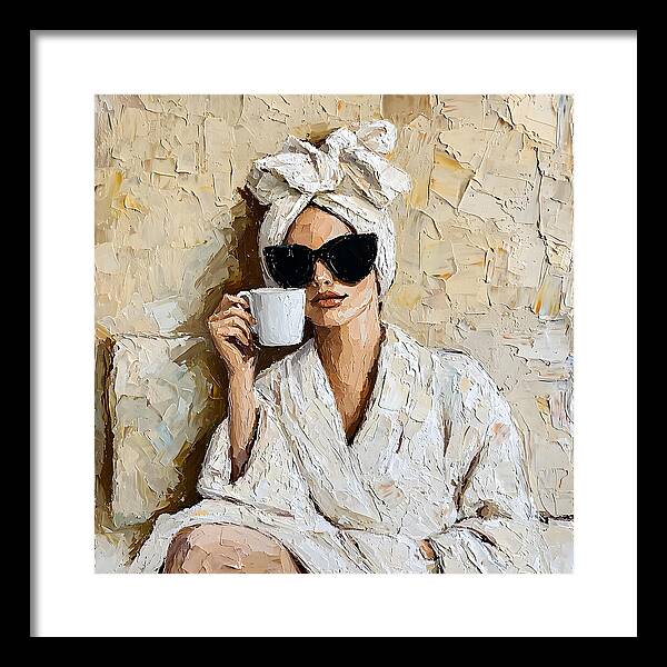 Caffeine Couture - Framed Print