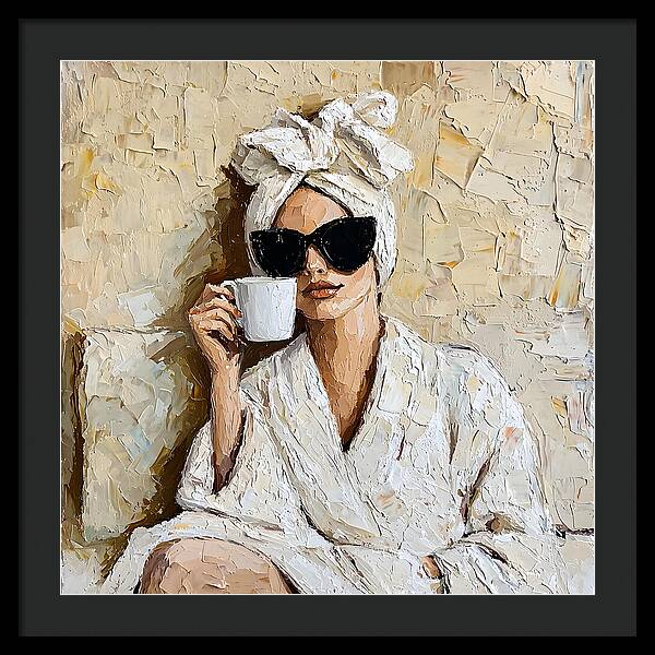 Caffeine Couture - Framed Print