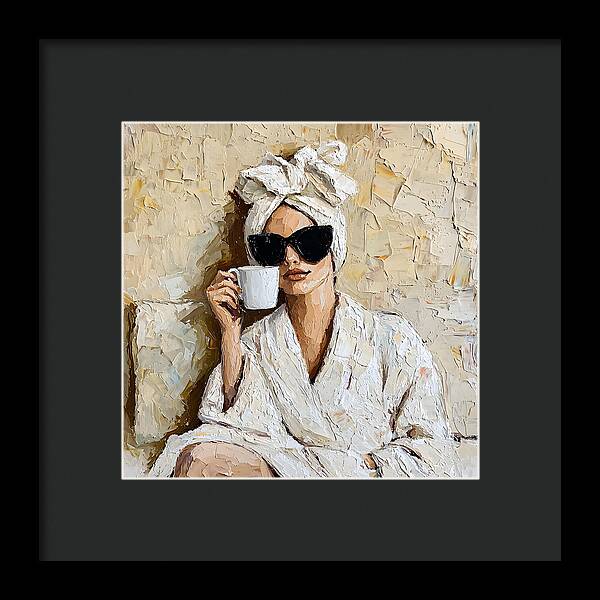 Caffeine Couture - Framed Print