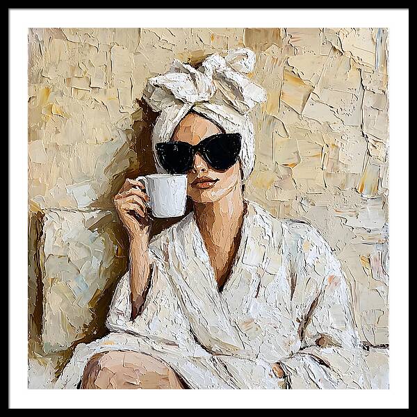Caffeine Couture - Framed Print