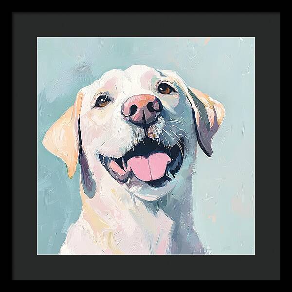 Canine Bliss - Framed Print