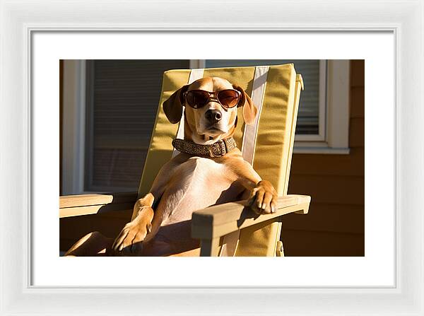 Canine Chillout - Framed Print
