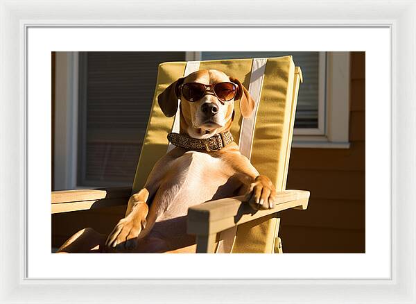 Canine Chillout - Framed Print