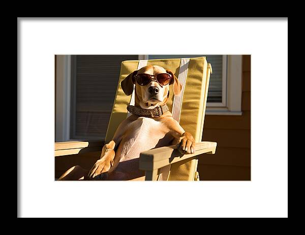 Canine Chillout - Framed Print