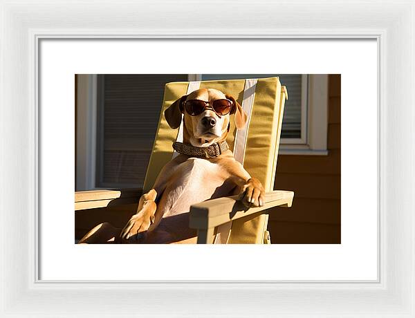 Canine Chillout - Framed Print