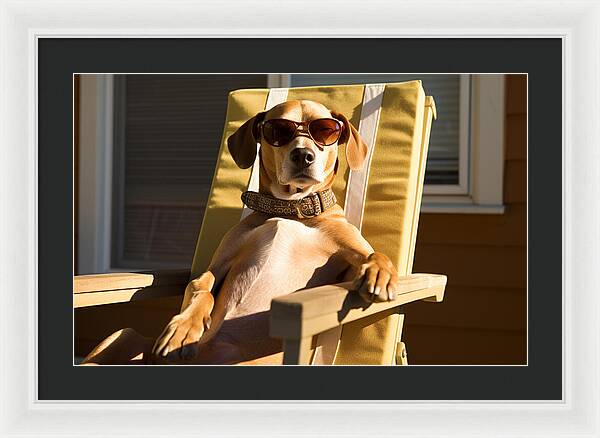 Canine Chillout - Framed Print