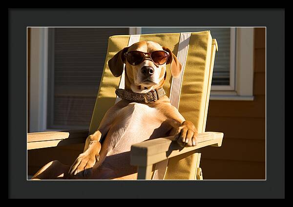 Canine Chillout - Framed Print