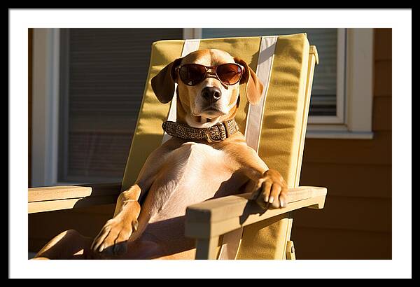 Canine Chillout - Framed Print