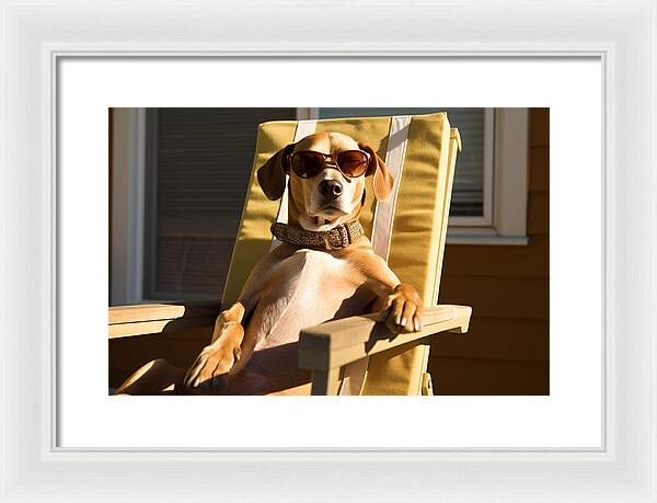 Canine Chillout - Framed Print