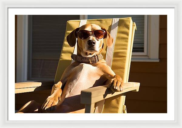 Canine Chillout - Framed Print