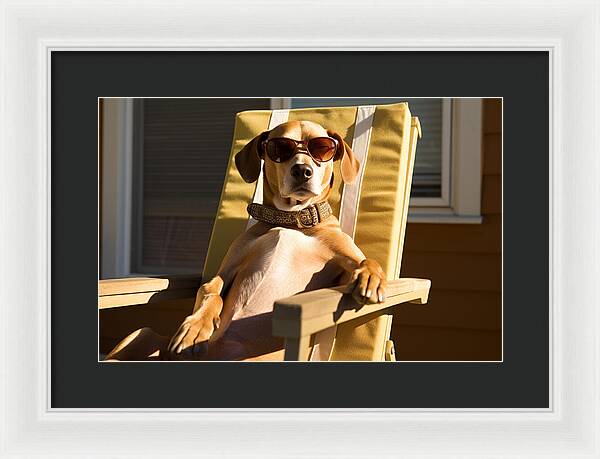 Canine Chillout - Framed Print