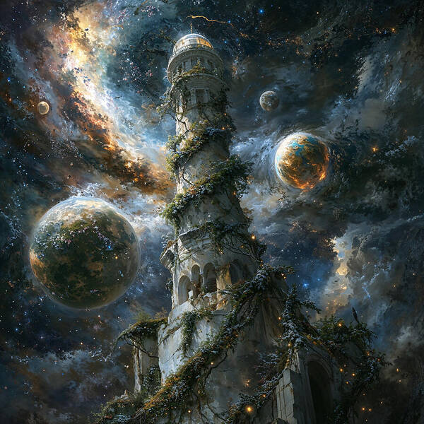 Celestial Spire - Art Print