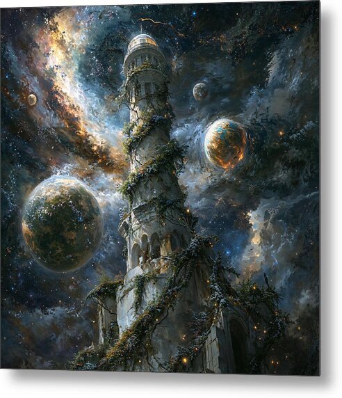 Celestial Spire - Metal Print