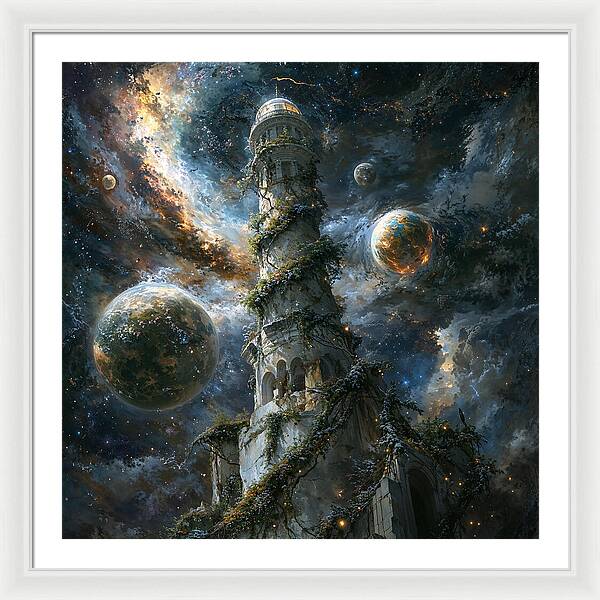 Celestial Spire - Framed Print
